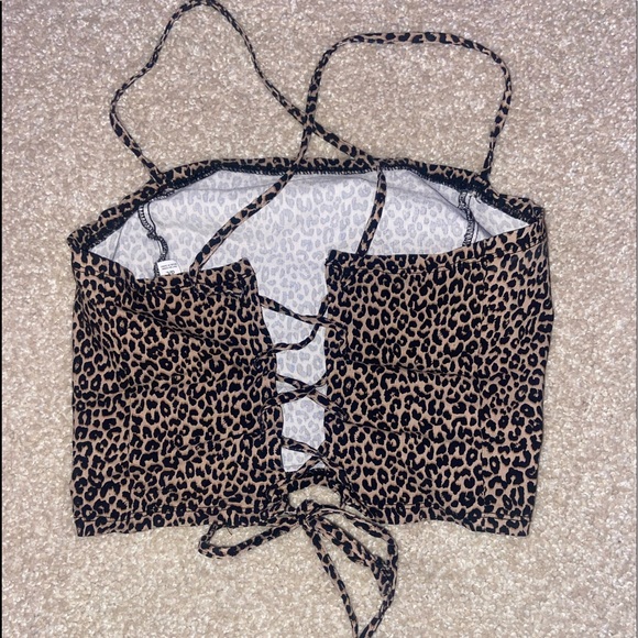 Garage Leopard Print Strappy Cami - Picture 3 of 4